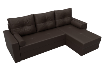 Диван угловой Верона Лайт правый угол, экокожа