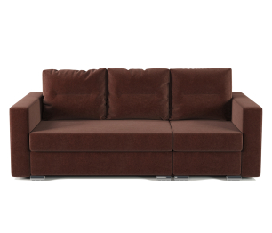 Угловой диван трансформер Рио правый с пуфиком