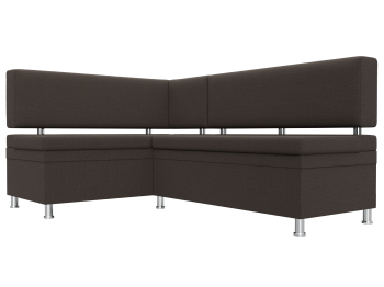 Диван кухонный угловой Стайл левый угол, рогожка Амур