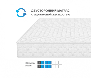 Армос / Матрас ARMOS Сонплит (Трикот белый) 180х200 см