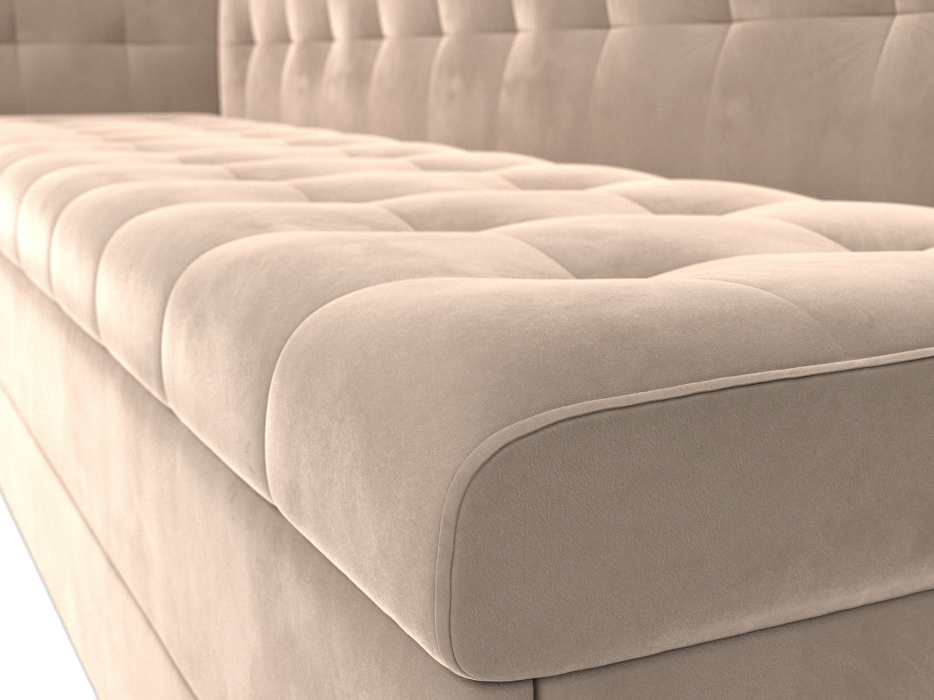 Диваны угловые кухонные, Кухонный диван Бриз с углом слева, велюр