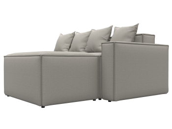 Диван угловой модульный Лига-063 угол правый, рогожка Амур