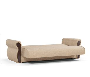 Диван-кровать прямой Делюкс книжка, рогожка