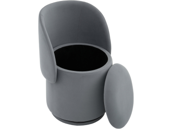 Пуф STOOL GROUP трансформер Таунсвилл вращающийся с ящиком