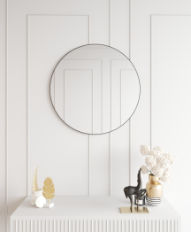 Дизайнерское настенное зеркало GENGLASS Rauntel M в металлической раме