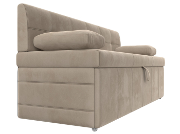 Кухонный прямой диван Лео, велюр