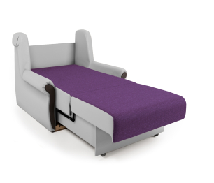 Кресло-кровать Аккорд М, рогожка/экокожа