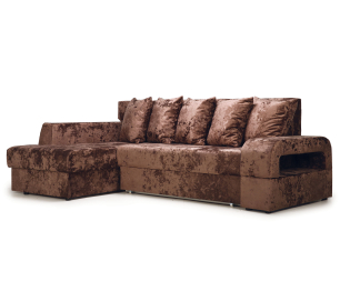 Угловой диван Марго 1 левый, велюр