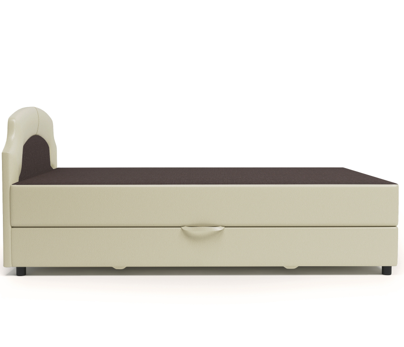 Кровати 90 см, Кровать тахта Шарм 90 с подъемным механизмом, рогожка/экокожа