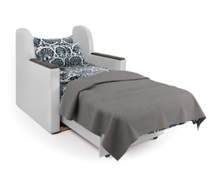 Кресло-кровать Аккорд Д, рогожка/экокожа