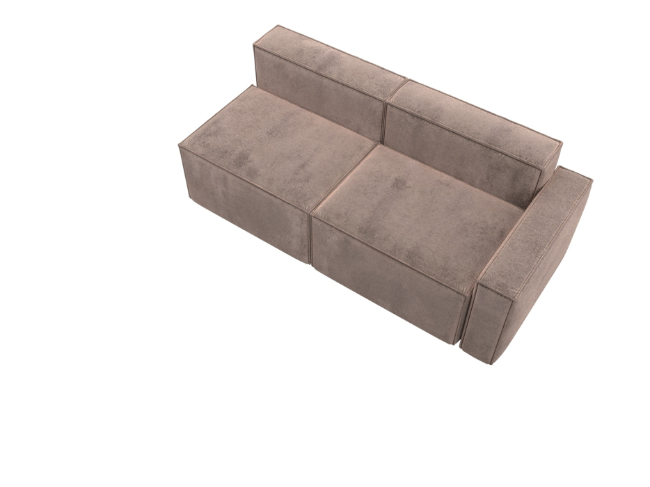 Диваны угловые в гостиную, Диван угловой модульный Лига-063 угол правый, велюр TOWER