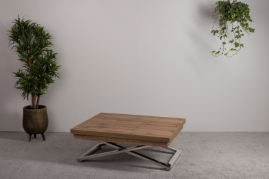 Стол трансформер Cross (нержавеющая сталь)