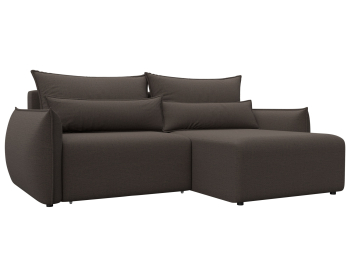 Диван угловой Лига-051 НПБ угол универсальный, рогожка Амур