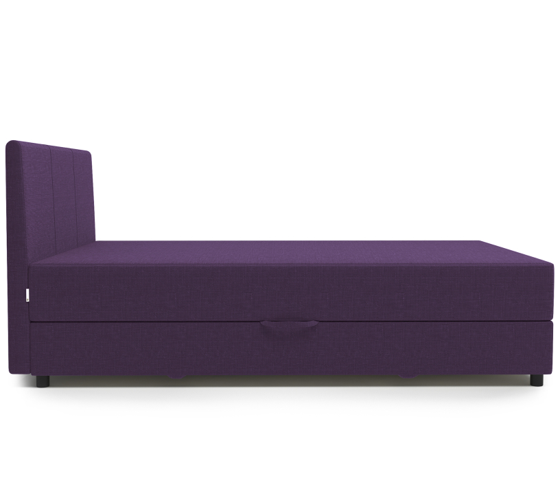 Мягкая кровать, Кровать тахта Классика 140 с подъемным механизмом, рогожка