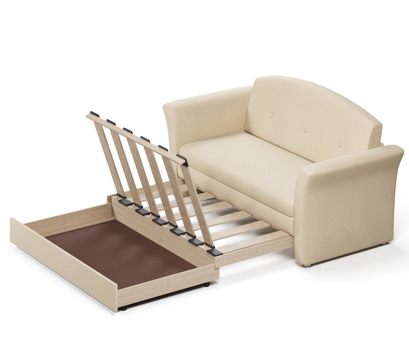 Диваны прямые, Диван-кровать Малютка выкатной, велюр