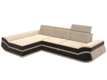 Диван угловой Лига-032 левый угол, велюр