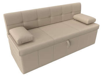 Кухонный прямой диван Лео, экокожа