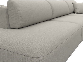 Диван прямой Лига-036 НПБ Модерн Лонг подлокотник справа, рогожка Амур