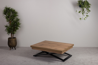 Стол трансформер Cross (черный)