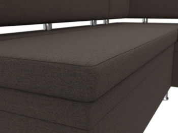 Диван кухонный угловой Стайл правый угол, рогожка Амур