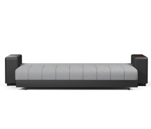 Диван прямой Дубай 2 еврокнижка рогожка+экокожа