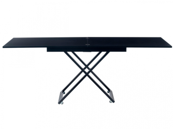 Стол-трансформер Cross  (глянец/ опоры черные)