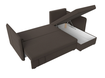 Диван угловой Слим универсальный угол, рогожка Амур