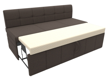 Диван кухонный прямой Лео, рогожка Амур