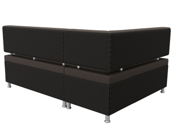 Диван кухонный угловой Стайл левый угол, рогожка Амур