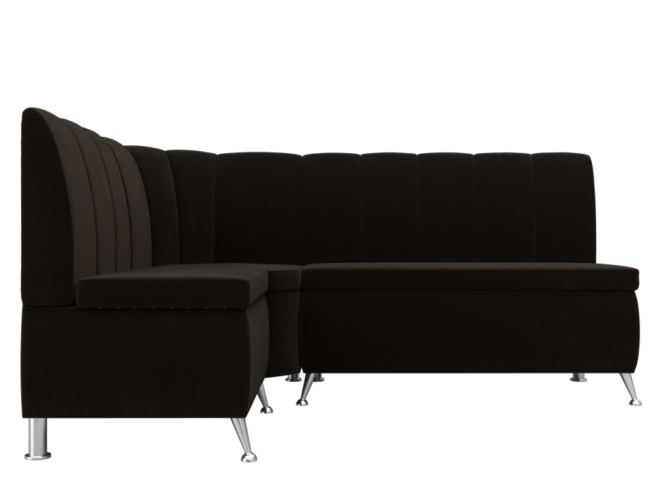 Диваны угловые кухонные, Диван кухонный угловой Кантри левый угол, микровельвет