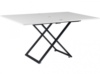 Стол-трансформер Compact (глянец/черные опоры)