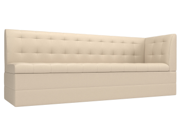 Кухонный диван Бриз с углом справа, экокожа