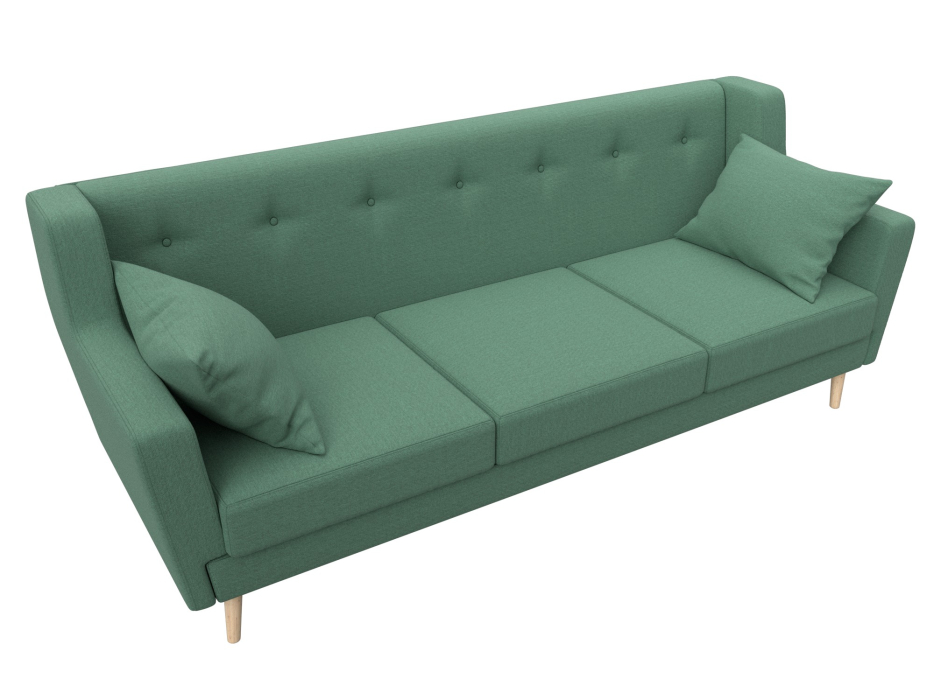 Диваны прямые кухонные, Диван кухонный прямой Брайтон 3, рогожка Амур