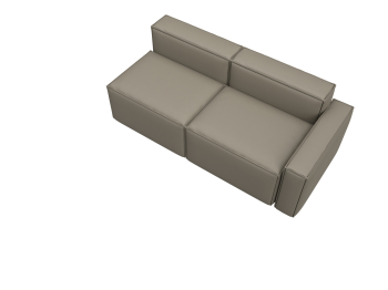 Диван угловой модульный Лига-063 угол правый, экокожа GRIFON