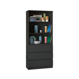 Стеллаж Мальм 3 ящика