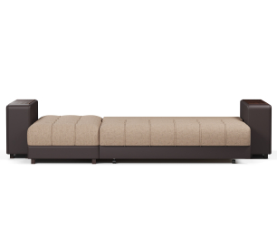 Диван угловой Дубай еврокнижка рогожка+экокожа