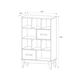 Стеллаж Скандика