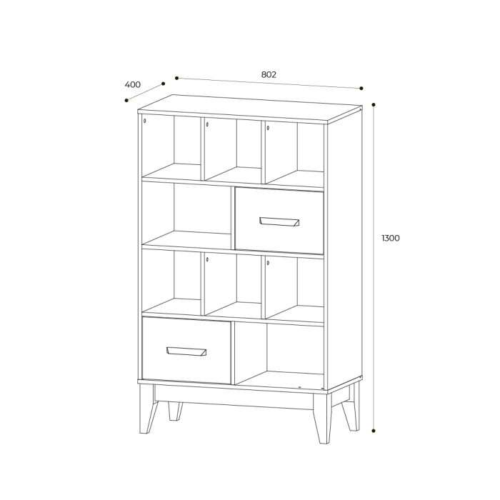 Стеллажи, Стеллаж Скандика