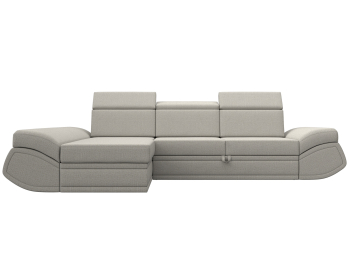 Диван угловой Лига-032 левый угол, рогожка Амур