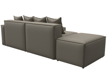 Диван угловой модульный Лига-063 угол правый, экокожа GRIFON