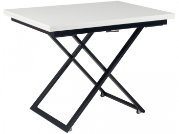 Стол-трансформер Compact (глянец/черные опоры)