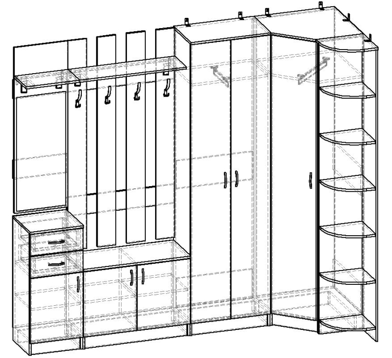 Угловые, Композиция ГОРИЗОНТ-11