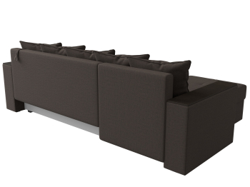 Диван угловой Дубай Лайт правый угол, рогожка Амур