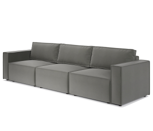 Диван модульный Шарм 25 327х95х70 см, велюр