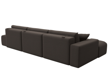 Диван угловой Лига-036 НПБ Модерн Лонг левый угол, рогожка Амур