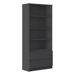 Стеллаж Мальм 2 ящика