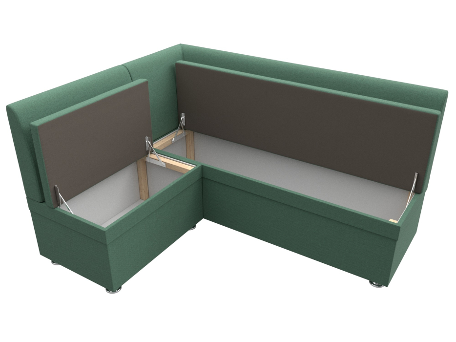 Кухонные уголки, Диван кухонный угловой Уют левый угол, рогожка Амур