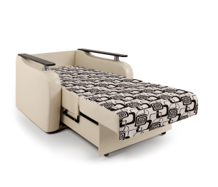 Кресло-кровать Гранд Д, экокожа/шенилл