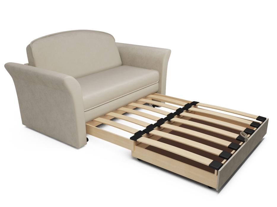 Диваны выкатные, Диван прямой выкатной Малютка №2 (Бархат)