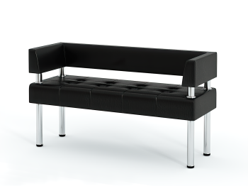 Офисный диван бизнес п-образный 100см